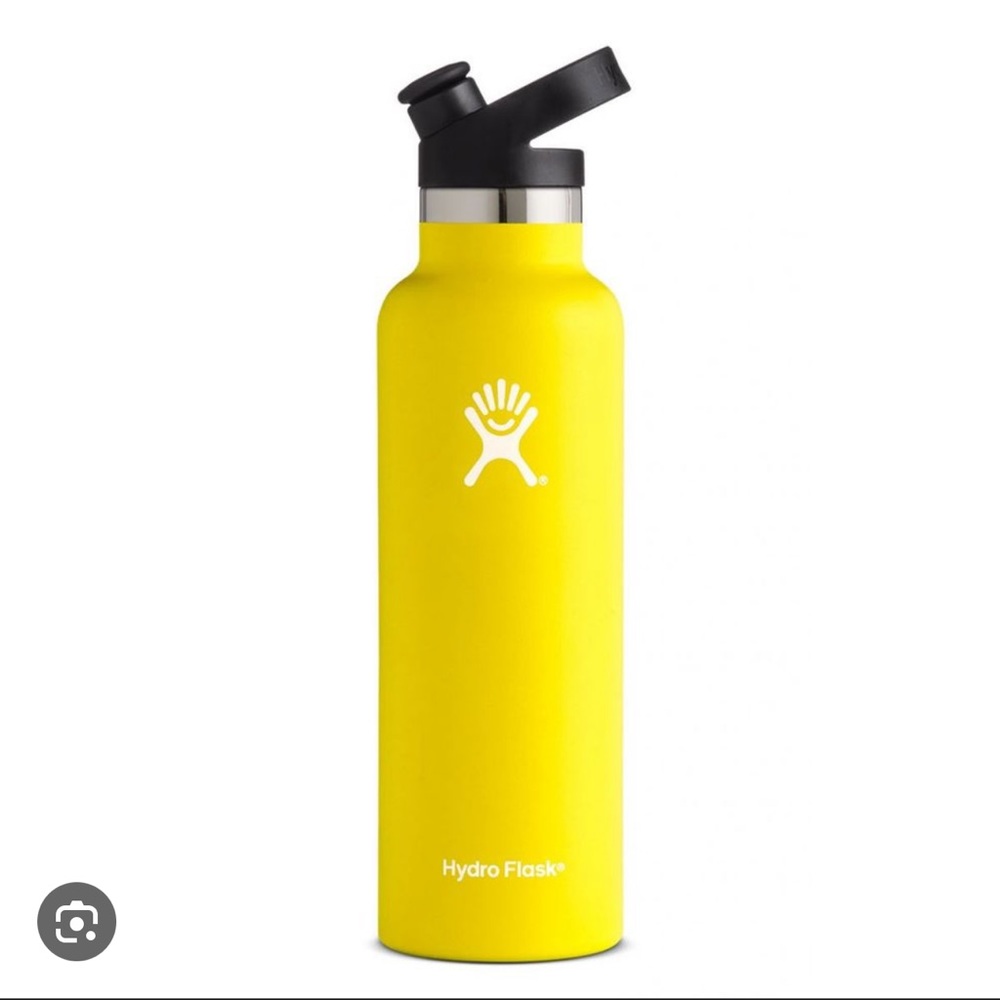 Hydro Flask Yellow Water Bottle